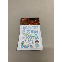 bobiagooo Adorable Bunny Cartoon Stickers for Stationery – Perfect for Scrapbooking, Journals, and Kids' Crafts