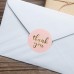 bobiagooo 100 PCS Round Thank You Stickers – Elegant Design for Business, Gift Wrapping, and Party Favors